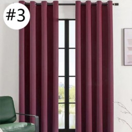 Cortinas Opacas De Color Liso Estilo Nórdico Para Sala De Estar Y Dormitorio