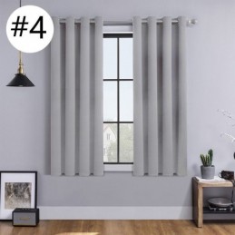 Cortinas Opacas De Color Liso Estilo Nórdico Para Sala De Estar Y Dormitorio