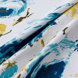 Cortinas Opacas Estampadas Con Diseño Floral De Estilo Nórdico Para Sala De Estar Y Dormitorio.