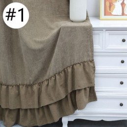 Cortina Opaca De Chenilla De Color Liso, Hecha A Medida, Estilo Nórdico, Para Sala De Estar Y Dormitorio.