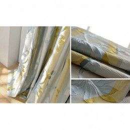 Cortinas Opacas Nórdicas Con Diseño Floral De Jacquard, Hechas A Medida Para Sala De Estar Y Dormitorio.