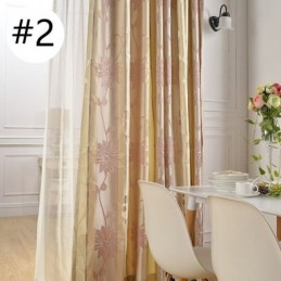Cortinas Opacas Nórdicas Con Diseño Floral De Jacquard, Hechas A Medida Para Sala De Estar Y Dormitorio.