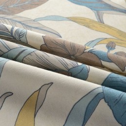 Cortinas Opacas Nórdicas Con Estampado De Plantas De Algodón Para Sala De Estar Y Dormitorio