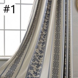 Cortinas Opacas Nórdicas Jacquard Para Sala De Estar Y Dormitorio