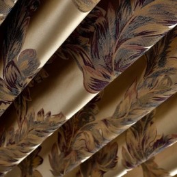 Cortina Opaca Nórdica Hecha A Medida, Cortina De Plumas Jacquard Para Sala De Estar Y Dormitorio