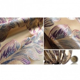 Cortina Opaca Nórdica Hecha A Medida, Cortina De Plumas Jacquard Para Sala De Estar Y Dormitorio