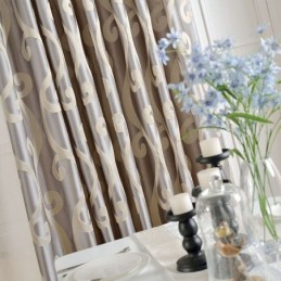 Cortina Opaca Hecha A Medida, Estilo Nórdico Jacquard Para Sala De Estar Y Dormitorio.