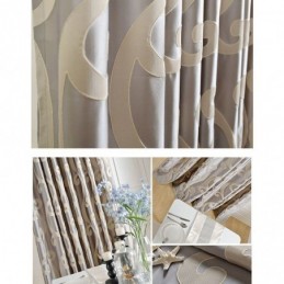 Cortina Opaca Hecha A Medida, Estilo Nórdico Jacquard Para Sala De Estar Y Dormitorio.