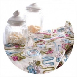 Cortinas Opacas De Estilo Nórdico De Polialgodón Bordadas Para Sala De Estar Y Dormitorio