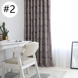 Cortina Opaca Europea Hecha A Medida, Cortina Jacquard Para Sala De Estar Y Dormitorio.