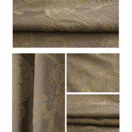 Cortina Opaca Hecha A Medida, Estilo Nórdico Jacquard Para Sala De Estar Y Dormitorio.