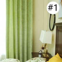 Cortina Opaca Hecha A Medida, Estilo Nórdico, Color Sólido, Jacquard, Para Sala De Estar Y Dormitorio.