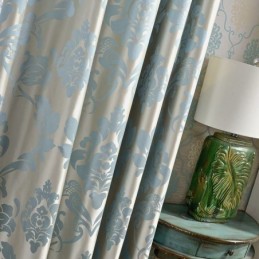 Cortina Jacquard De Estilo Europeo, Hecha A Medida, Para Sombrear El Dormitorio Y La Sala De Estar.
