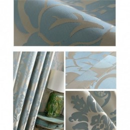 Cortina Jacquard De Estilo Europeo, Hecha A Medida, Para Sombrear El Dormitorio Y La Sala De Estar.