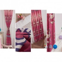 Cortinas Opacas De Algodón Con Estampado De Gatitos Para Niños, Ideal Para Sala De Estar Y Dormitorio.