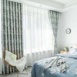 Cortinas Opacas Con Estampado Nórdico Para Sala De Estar Y Dormitorio