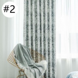 Cortinas Opacas Con Estampado Nórdico Para Sala De Estar Y Dormitorio