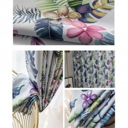 Cortinas Opacas Nórdicas Con Estampado De Plantas Para Sala De Estar Y Dormitorio