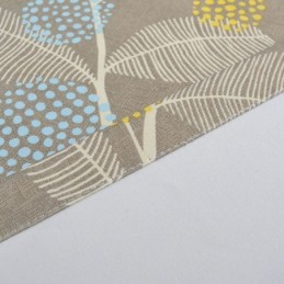 Cortina Opaca Americana Hecha A Medida, Gris, Con Impresión, Para Oscurecer La Habitación, Para Ventana Y Puerta.