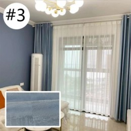 Cortina Opaca Nórdica Hecha A Medida, De Jacquard De Alta Precisión Para Dormitorio Y Sala De Estar.