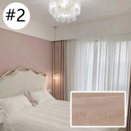 Cortina Opaca De Alta Calidad, Hecha A Medida, Cortina De Jacquard De Precisión Para Dormitorio Y Sala De Estar.