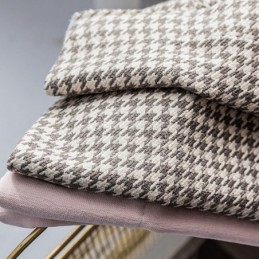 Cortina Moderna Con Costuras Hechas A Medida, Estilo Pata De Gallo, Opaca, Para Sala De Estar Y Dormitorio.