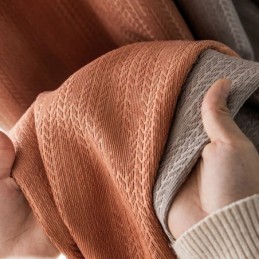 Cortina Moderna Con Costuras Hechas A Medida, Cortina Opaca De Chenilla Para Sala De Estar Y Dormitorio.