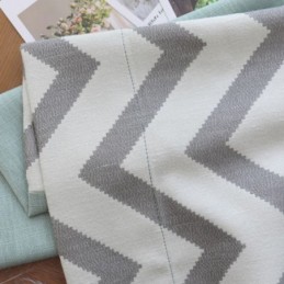 Cortinas Opacas De Lujo Con Diseño De Jacquard Y Rayas Onduladas Para Sala De Estar