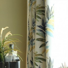 Cortina Nórdica De Jacquard, Hecha A Medida, Opaca Para Ventana De Salón O Dormitorio.