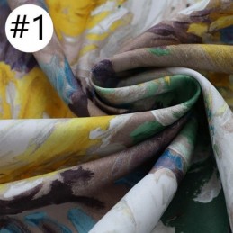 Cortina Opaca Estilo Americano, Hecha A Medida, Para Oscurecer La Habitación Con Diseño Floral.