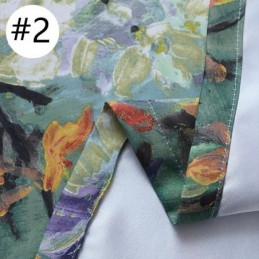 Cortina Opaca Estilo Americano, Hecha A Medida, Para Oscurecer La Habitación Con Diseño Floral.