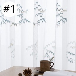 Cortinas Transparentes De Tul Bordado Y Organza Para Sala De Estar Y Dormitorio