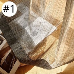 Hermosa Cortina De Voile Hecha A Medida, Cortina De Tul De Color Sólido Para Sala De Estar Y Dormitorio