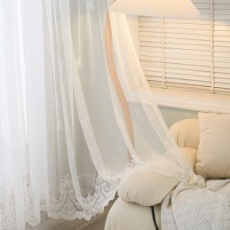 Cortina Opaca Bordada, Hecha A Medida, De Lujo, Estilo Europeo, Con Aislamiento Térmico Para Sala De Estar.