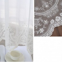 Cortina Opaca Bordada, Hecha A Medida, De Lujo, Estilo Europeo, Con Aislamiento Térmico Para Sala De Estar.