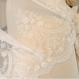 Cortina Opaca Bordada, Hecha A Medida, De Lujo, Estilo Europeo, Con Aislamiento Térmico Para Sala De Estar.