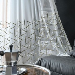 Cortinas Transparentes Bordadas Europeas, Hechas A Medida, De Tul De Lujo, Para Sala De Estar.