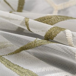 Cortinas Transparentes Bordadas Europeas, Hechas A Medida, De Tul De Lujo, Para Sala De Estar.