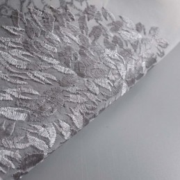 Cortina Transparente Transpirable Hecha A Medida Con Bordado De Flores Para Sala De Estar