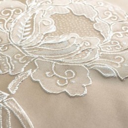 Cortina Opaca De Lujo Europea Max, Hecha A Medida, Con Diseño De Peonías Para Dormitorio.