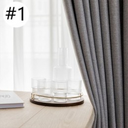 Cortina Opaca De Color Sólido, Hecha A Medida, Moderna, Para Dormitorio Y Sala De Estar.