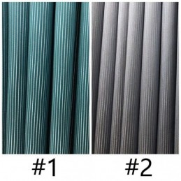 Cortinas Opacas De Jacquard Con Tiras Verticales Para Sala De Estar