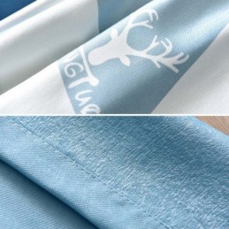 Cortina Nórdica Semiopaca Hecha A Medida, Cortina Triangular Estampada Para Sala De Estar