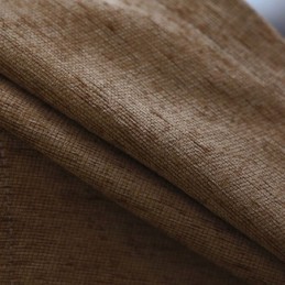 Cortinas Opacas De Lujo Color Marrón Para Sala De Estar Y Dormitorio