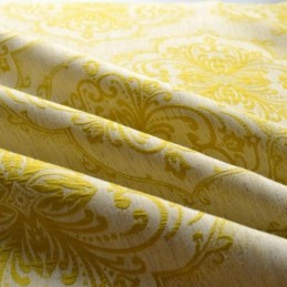 Cortina Opaca Simple Max Hecha A Medida, Cortina Con Estampado De Flores Y Jacquard Para Dormitorio