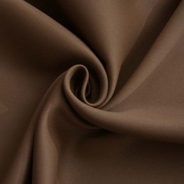 Cortina De Color Café Oscuro Liso, Hecha A Medida, Moderna, De Seda Sintética, Para Sala De Estar, Dormitorio, Tela Opaca.