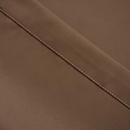 Cortina De Color Café Oscuro Liso, Hecha A Medida, Moderna, De Seda Sintética, Para Sala De Estar, Dormitorio, Tela Opaca.