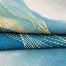 Cortina Opaca Moderna Max Hecha A Medida, Cortina Gruesa Con Estampado De Tinta Para Dormitorio