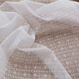 Cortina Transparente De Gasa Moderna De Color Blanco Sólido, Hecha A Medida, Para Dormitorio Y Sala De Estar.