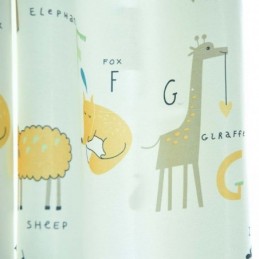 Cortina Semiopaca Moderna Hecha A Medida Con Estampado De Animales Para Habitación Infantil